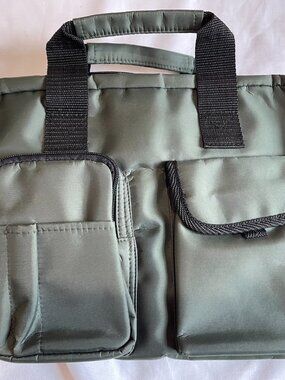 Army Green Messenger Bag- convertible Backpack - NEW from Japan